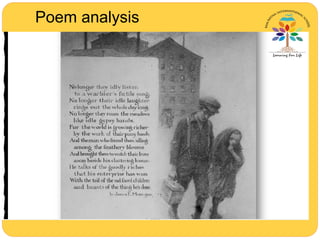 Poem analysis
 