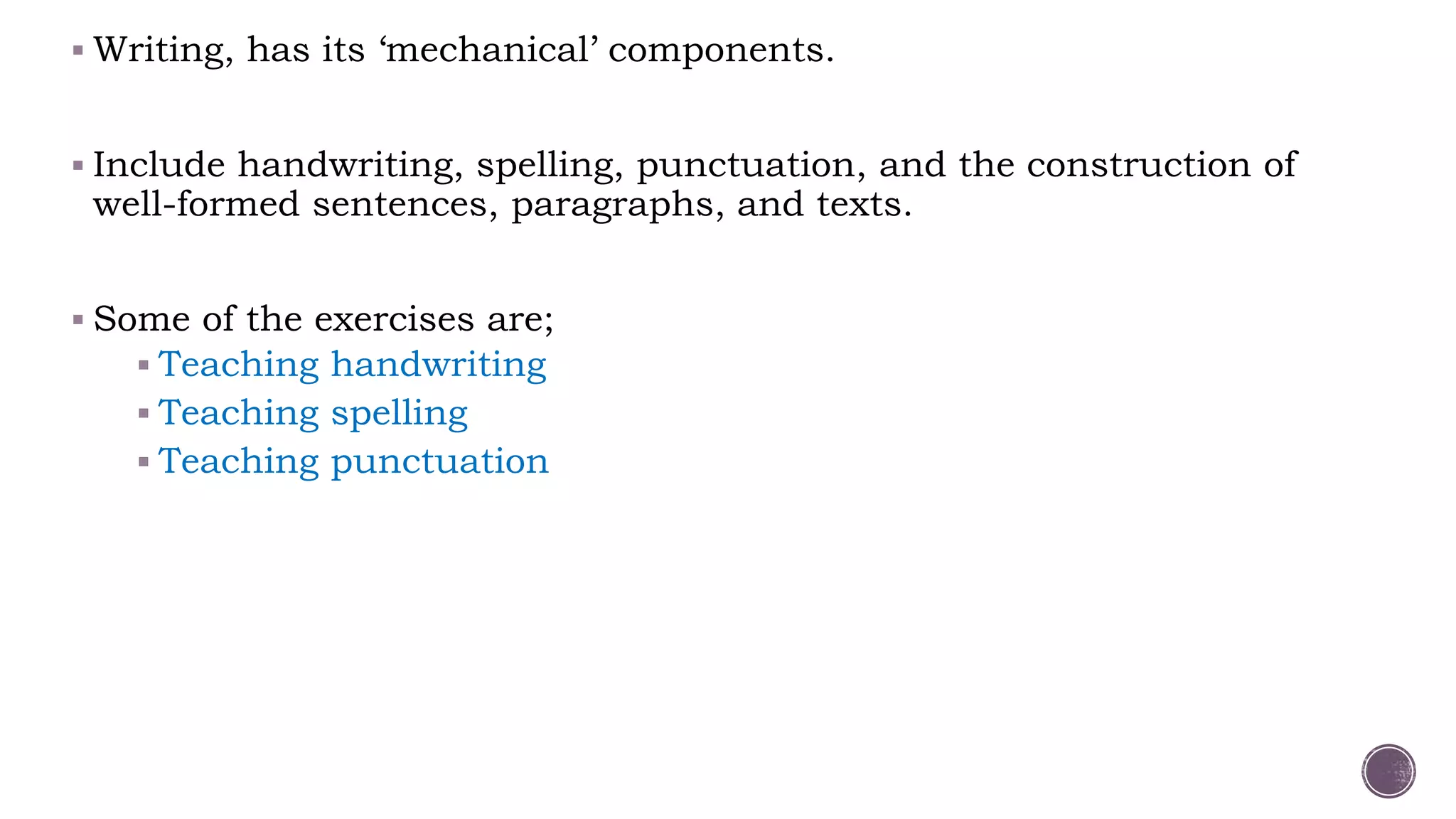 THE MECHANICS OF WRITING.pptx