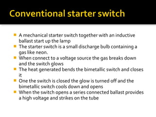 The mechanism of electronic ballast | PPT