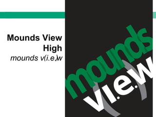 Mounds View
High
mounds v i.e.w( )
 