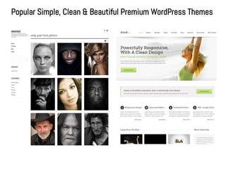 Popular Simple, Clean & Beautiful Premium WordPress Themes
 
