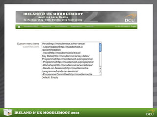 IRELAND & UK MOODLEMOOT 2012
 