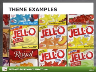 THEME EXAMPLES




IRELAND & UK MOODLEMOOT 2012
 
