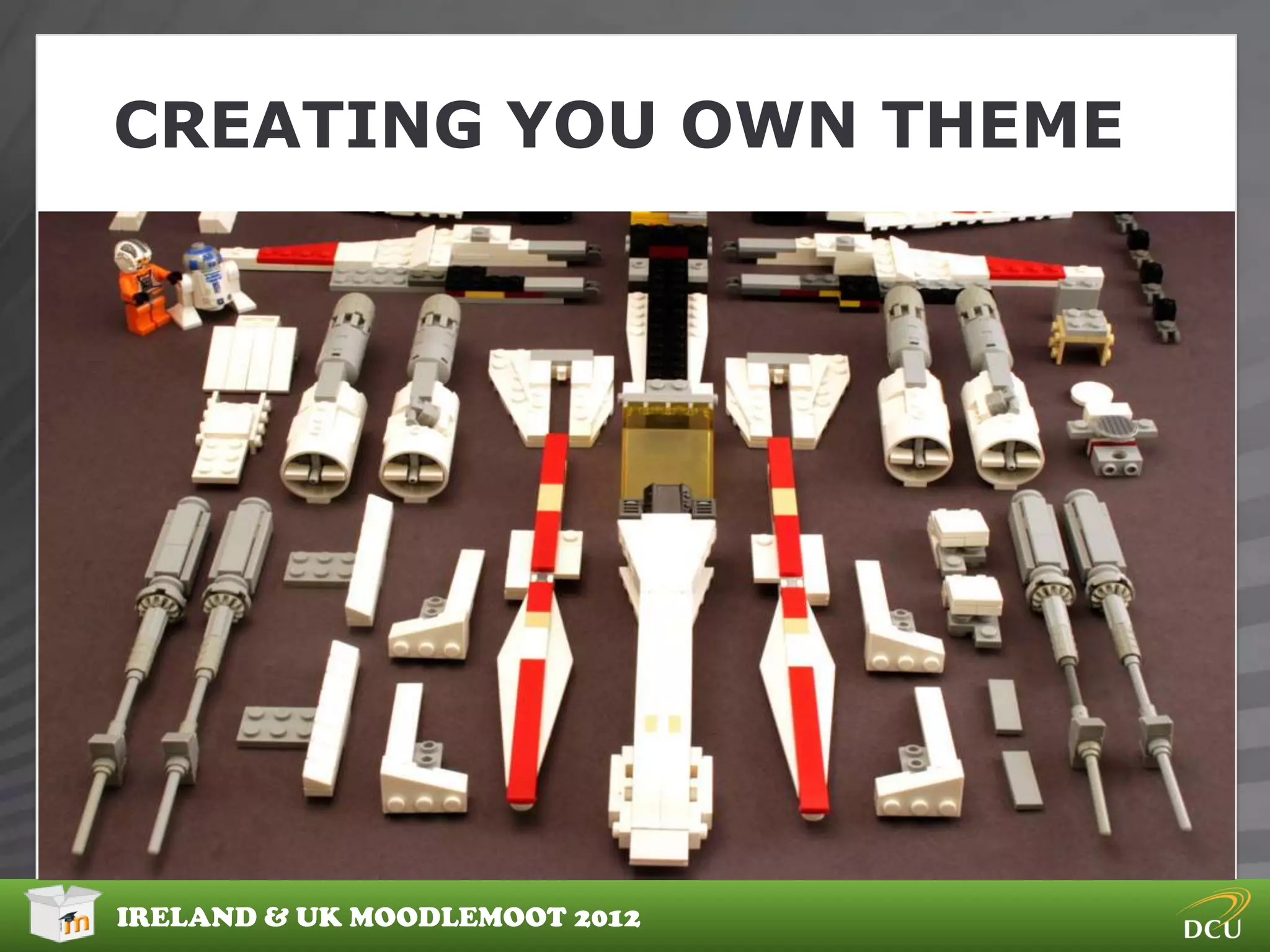 CREATING YOU OWN THEME




IRELAND & UK MOODLEMOOT 2012
 