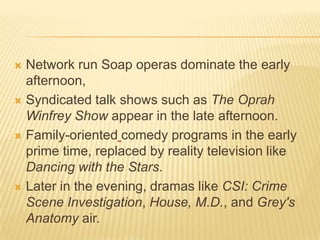 NBSNational Broadcasting Company Incorporated1926 Created by the Radio corporation of America1928.- 1st. Permanent coast to coast radio network in the US.Law and Order: SVU, Friends, Heroes, The Office