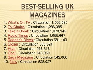 Staff magazinesProduced by a company's internal communications team or a publishing agency to inform staff about their company 