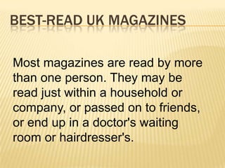partworksPartworks, unlike mainstream magazines that aim to be published for as long as economically possible, have a set number of issues. They often build up into an 'encyclopedia' on a specific topic in, say, 25 parts.