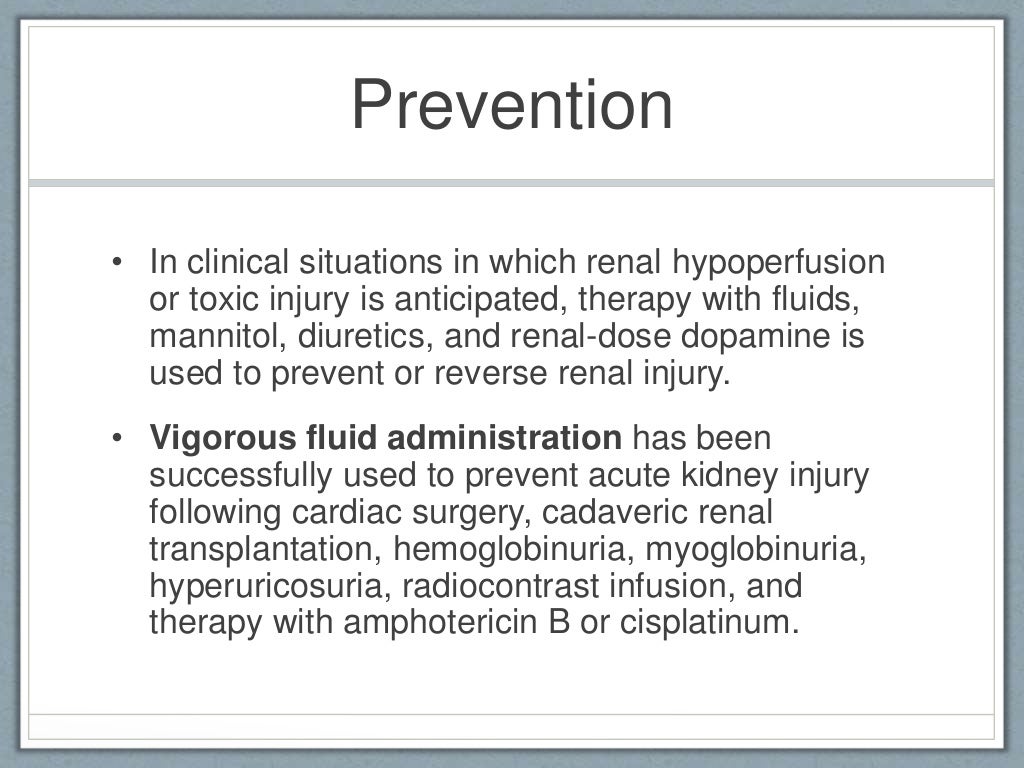The Medical Assessment and Management of Oliguria
