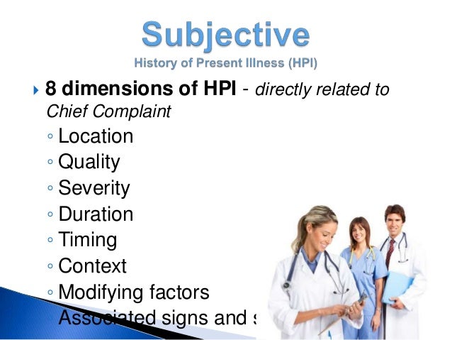 History Of Present Illness Template