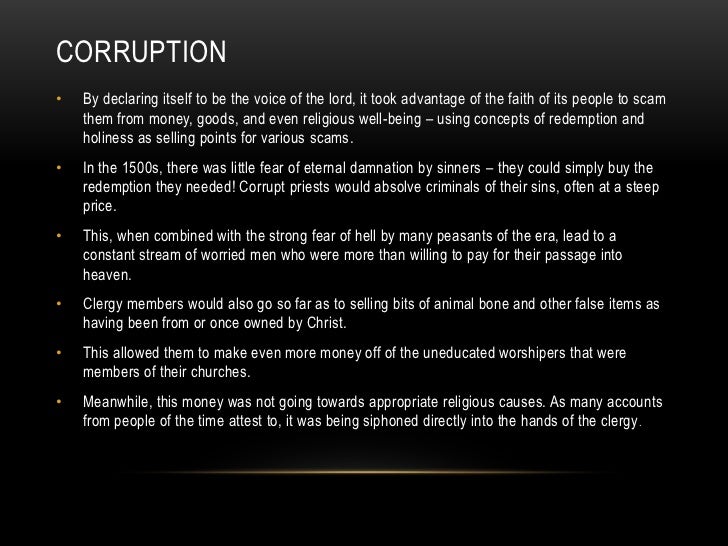 corruption of the papacy in the middle ages. essay Scholars during the middle ages had also drawn from classical greek increasingly corrupt as popes fathered children with mistresses and. corruption of the papacy in the middle ages. essay Scholars during the middle ages had also drawn from classical greek increasingly corrupt as popes fathered children with mistresses and.