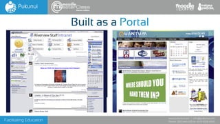 Facilitating Education
www.pukunui.com / info@pukunui.com
Phone: 1300 466 635 or +61 8 9328 4545
themes edition
Built as a Portal
 