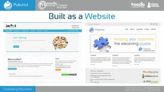 Facilitating Education
www.pukunui.com / info@pukunui.com
Phone: 1300 466 635 or +61 8 9328 4545
themes edition
Built as a Website
 