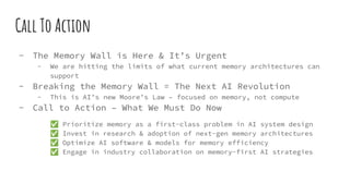 The Memory Wall in AI - A Crisis We Must Solve | PDF