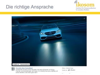 Die richtige Ansprache
 