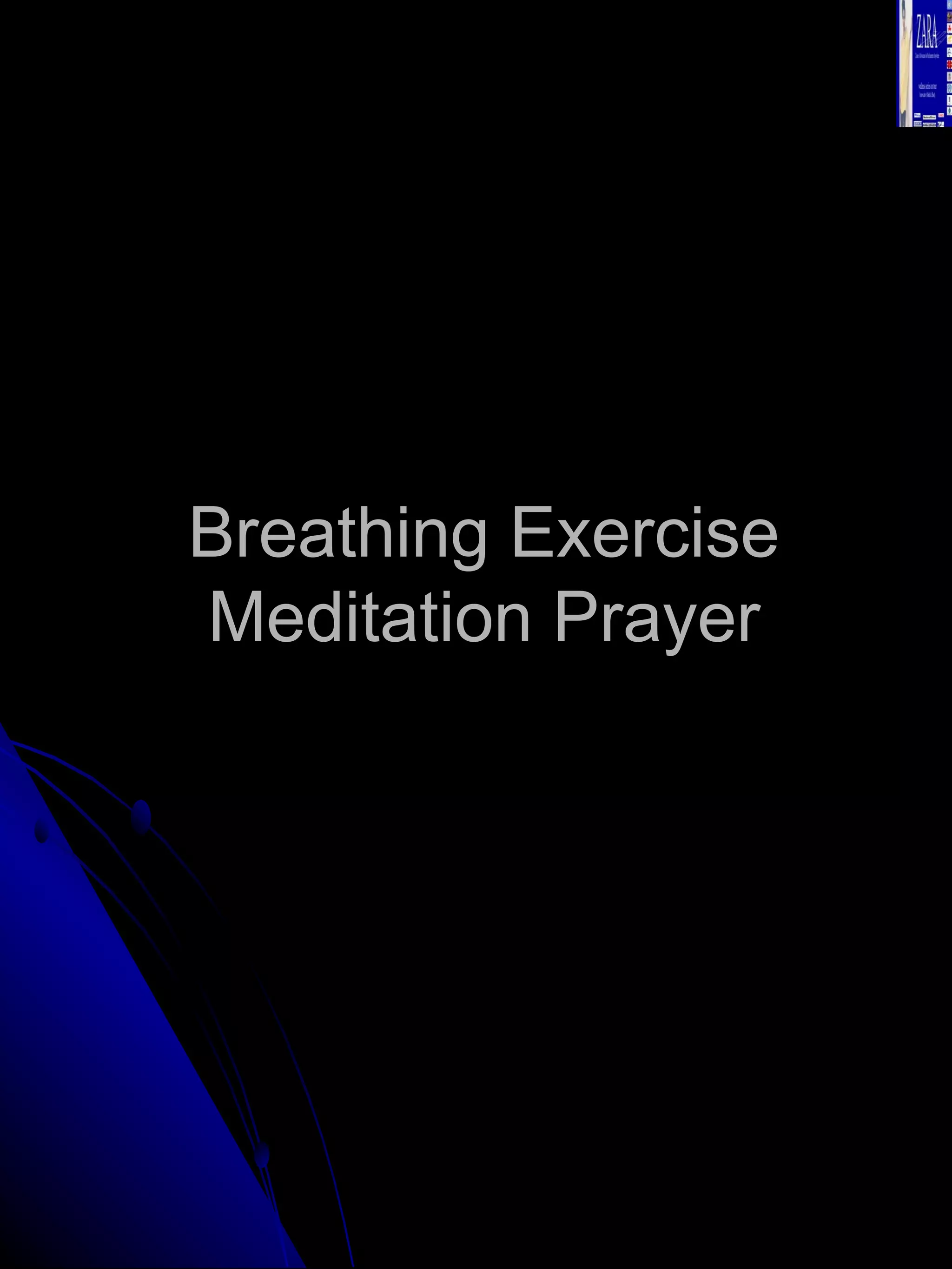 Breathing Exercise Meditation Prayer 