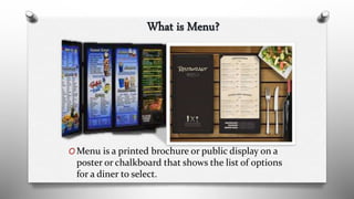 The-Menu-and-its-courses | PPTX