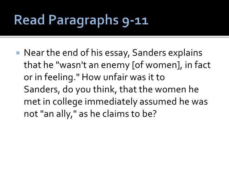 The men we carry in our minds essay