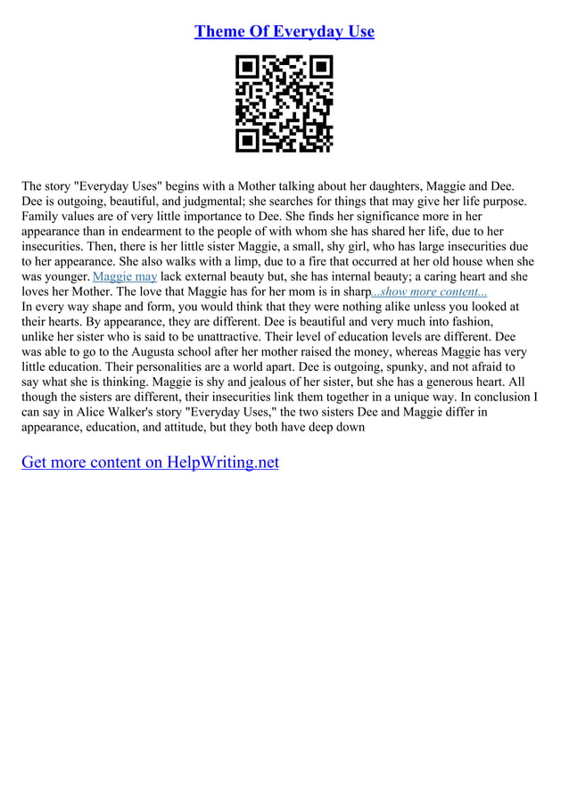 Theme Of Everyday Use PDF theme-of-everyday-use-pdf