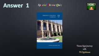 Special Theme Quiz
 