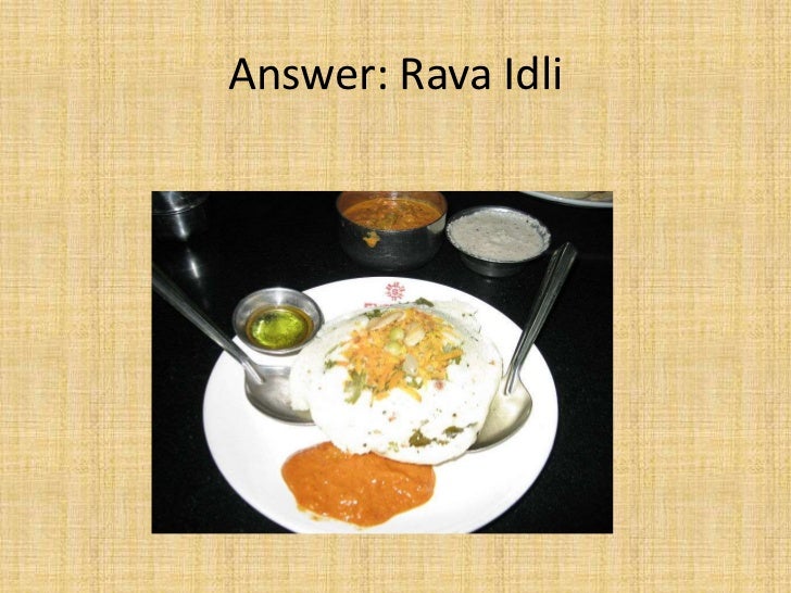 Theme quiz (Indian food)