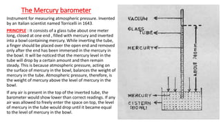 The Mercury Barometer for mariners .pptx
