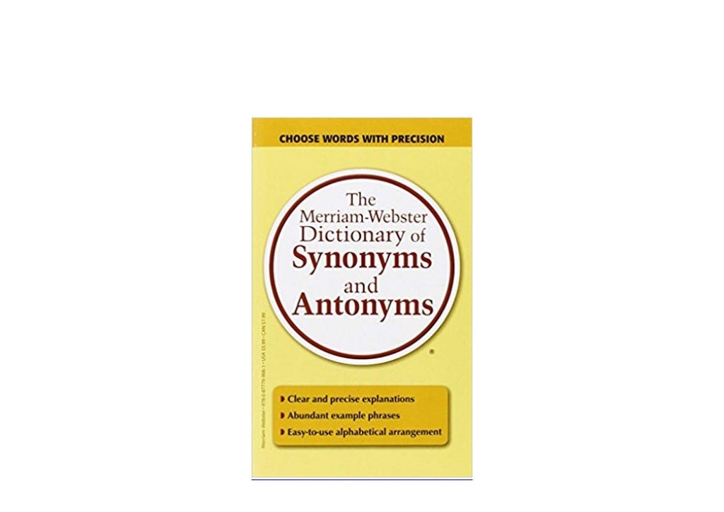 epub_ The Merriamster Dictionary of Synonyms and Antonyms 1st
