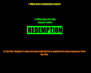 TSOTSI: Themes and issues 2