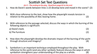 Themes and Motifs in Sailmaker by Alan Spence | PPTX