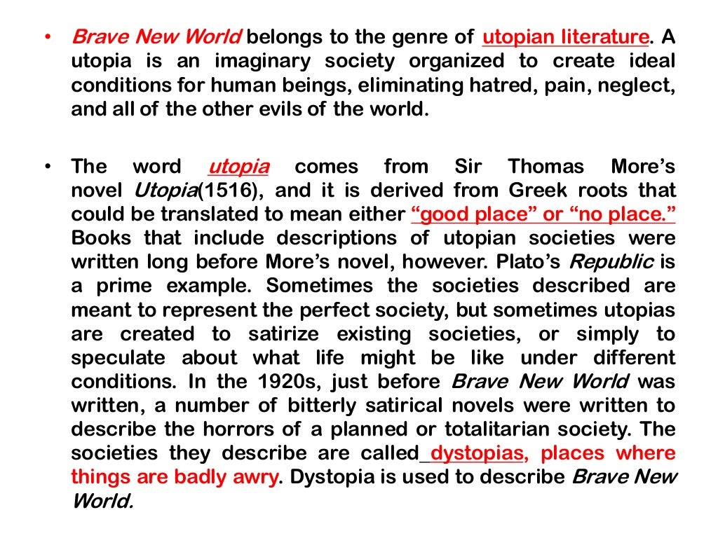 Themes in brave new world