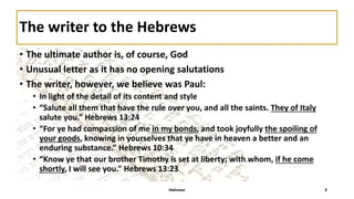 Themes in the hebrews better | PPTX