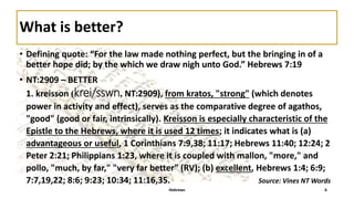 Themes in the hebrews better | PPTX