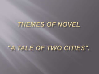 Themes of a Tale of Two Cities | PPTX