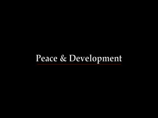 Peace & Development 