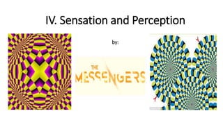 IV. Sensation and Perception
by:
 