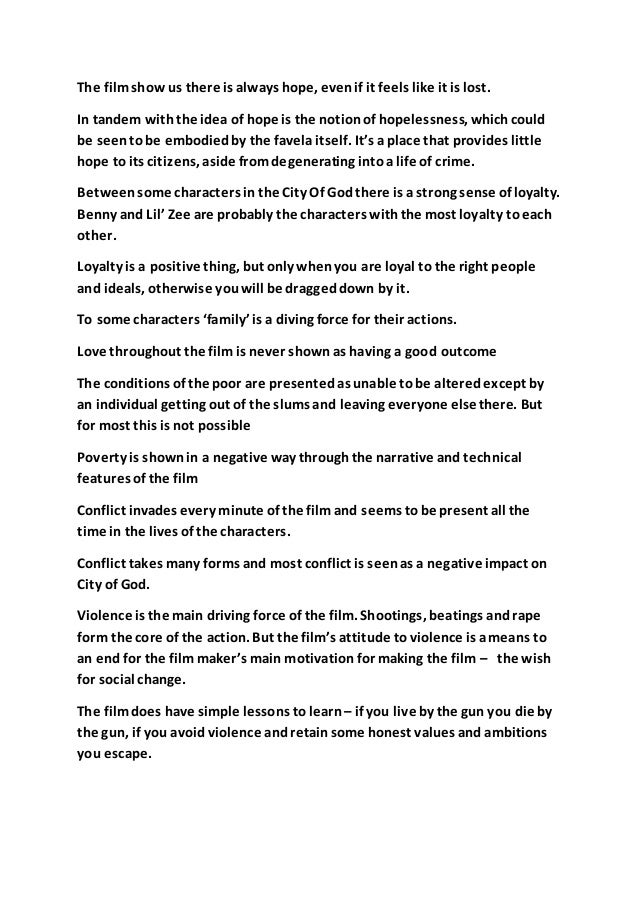 City of god essay