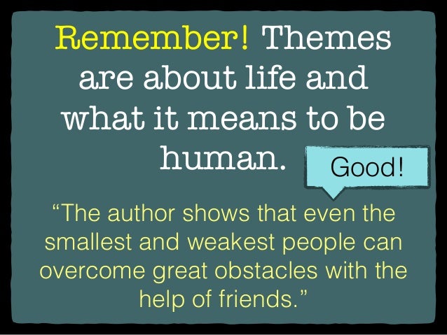  List Of Universal Theme Statements Universal Theme Definition Examples 2019 02 11