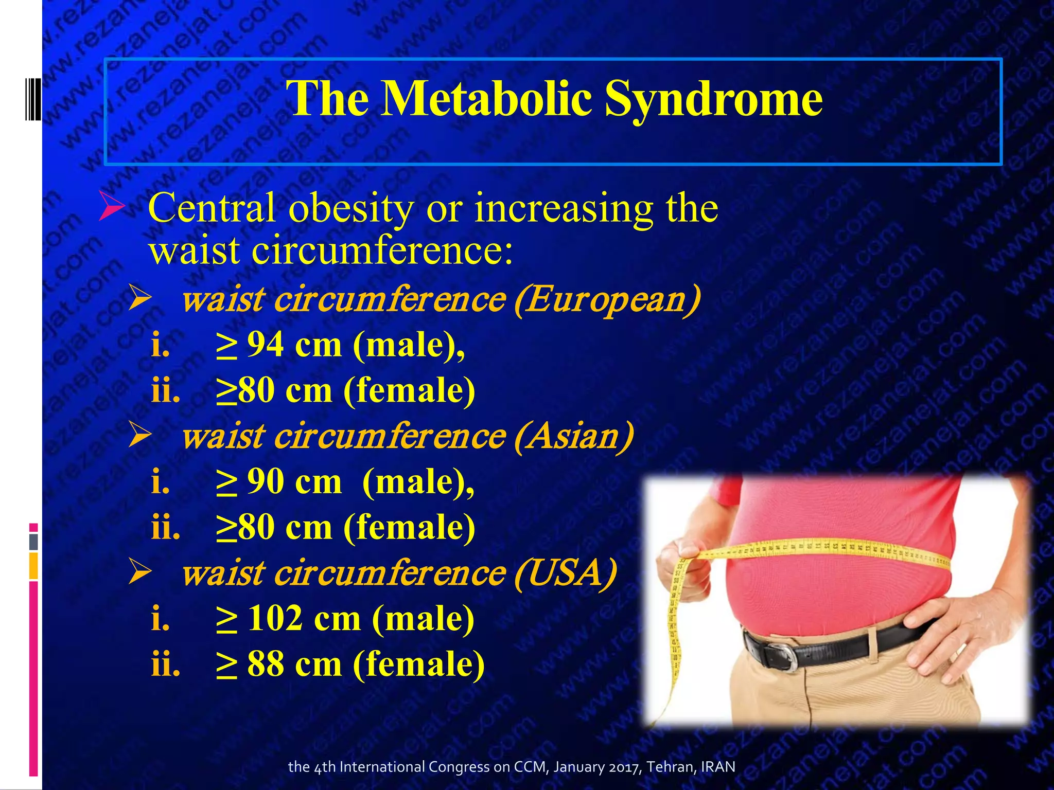 The metabolic syndrome | PDF