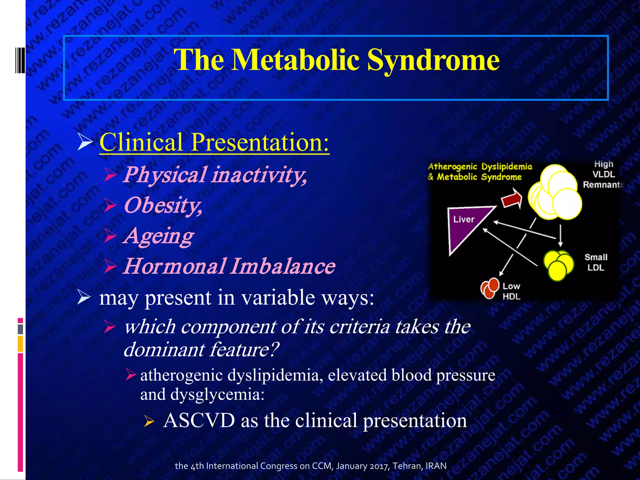 The metabolic syndrome | PDF