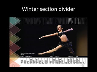 Winter section divider
 