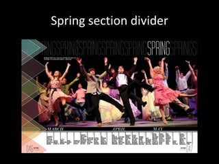 Spring section divider
 