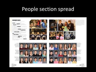 People section spread
 