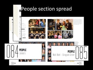 People section spread
 