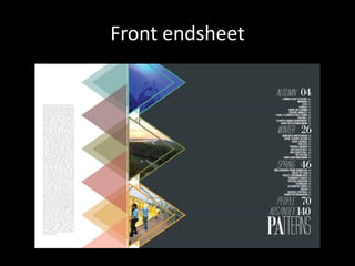 Front endsheet
 
