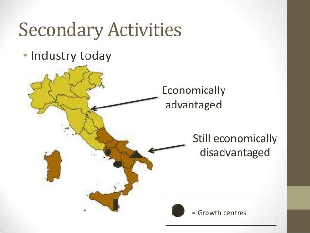 primary economic activities in the mezzogiorno essay