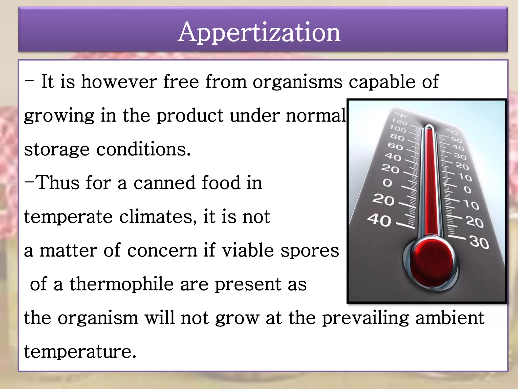 The microbiology of food preservation | PPTX