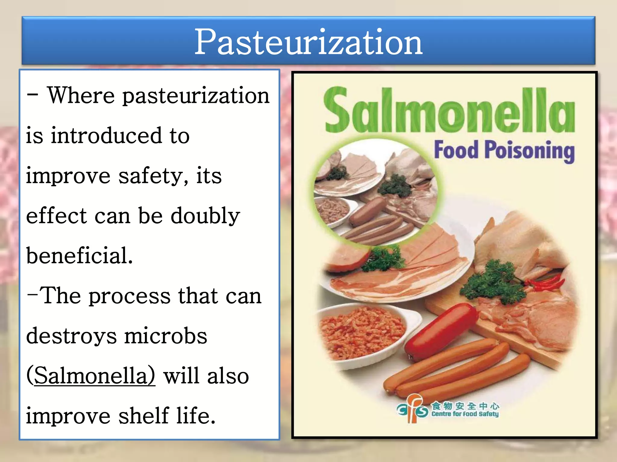 Appertization The microbiology of food preservation | PPTX