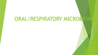 ORAL/RESPIRATORY MICROBIOME
 
