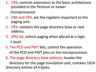 The microprocessor and it's architecture | PPTX
