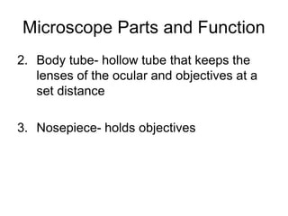 The_Microscope and parts ang information | PDF