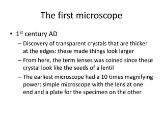 The microscope presentation | PPTX
